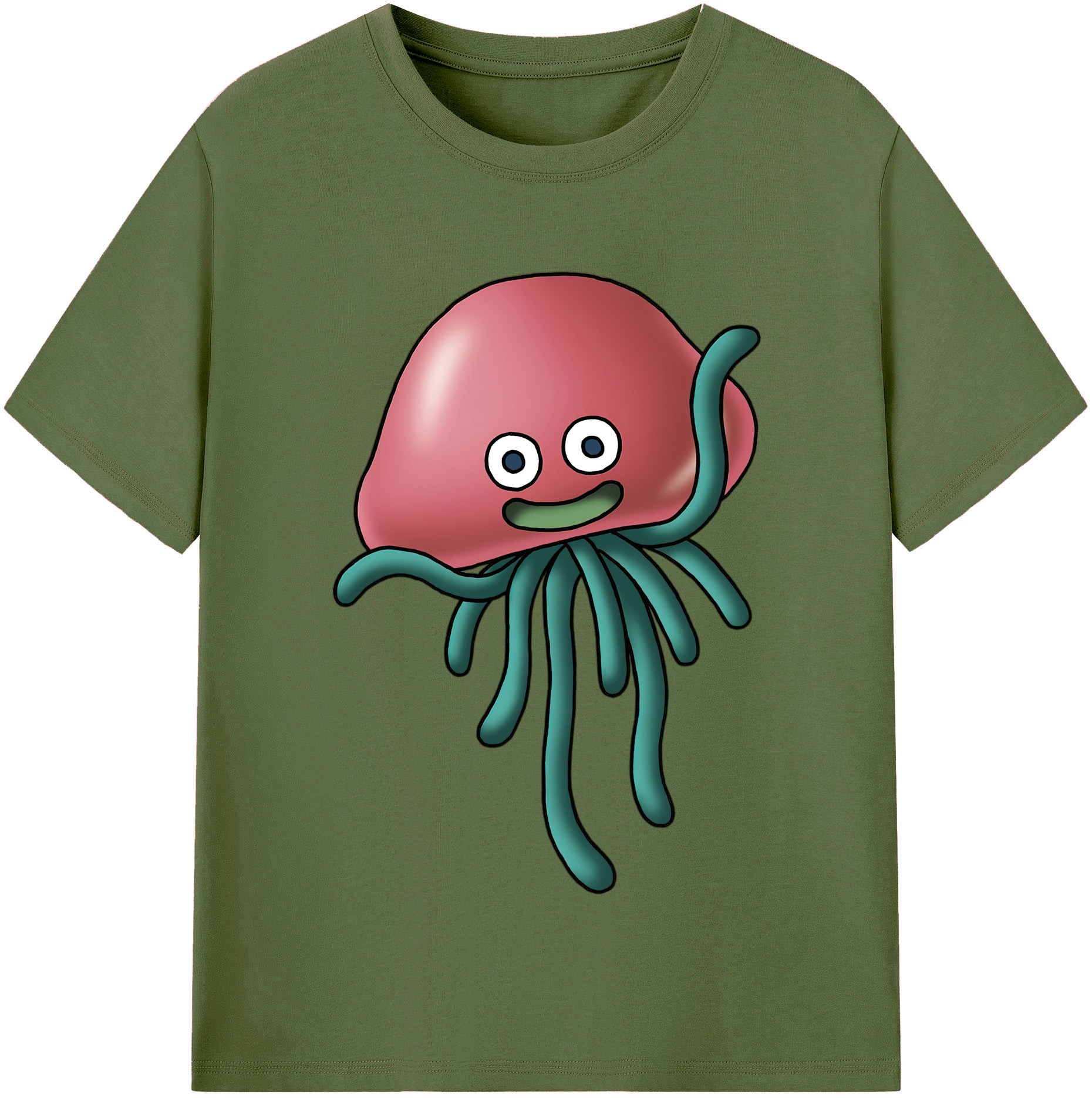 （画像用） ドラゴンクエスト Doragon Kuesuto Dragon Quest 綿100％半袖Tシャツ（フロントプリント）